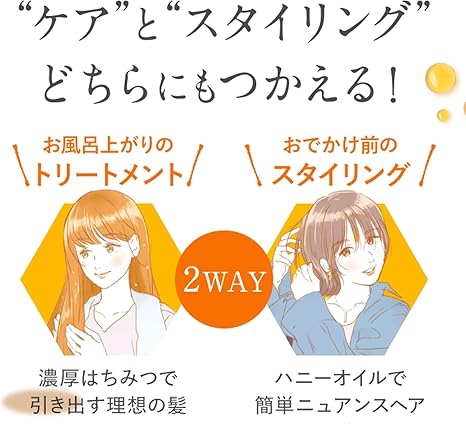 honey Deep Moist Hair Oil, Bulgarian Damask Rose Honey, 3.4 oz (100 m)