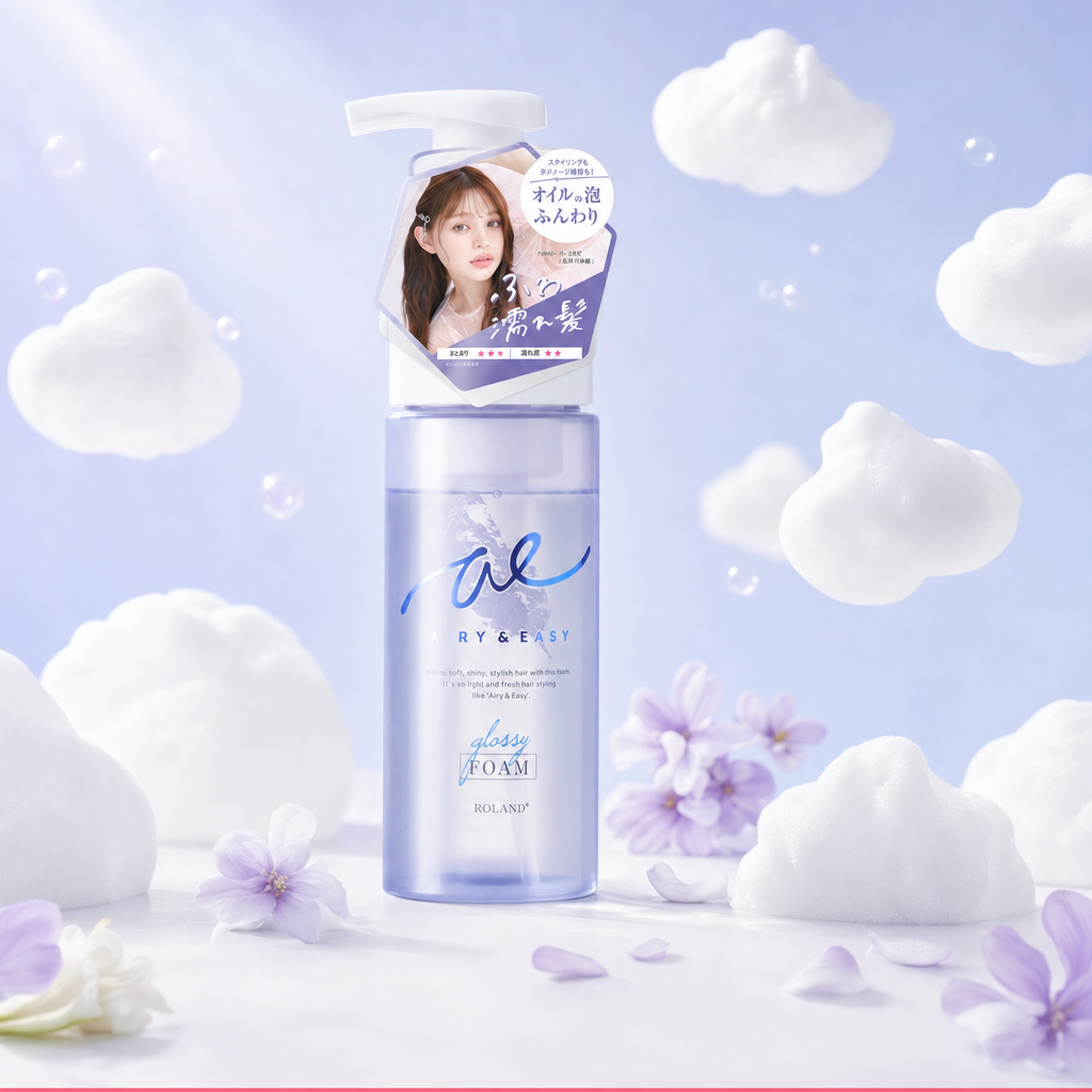 Glossy Oil Foam Hair Styler
