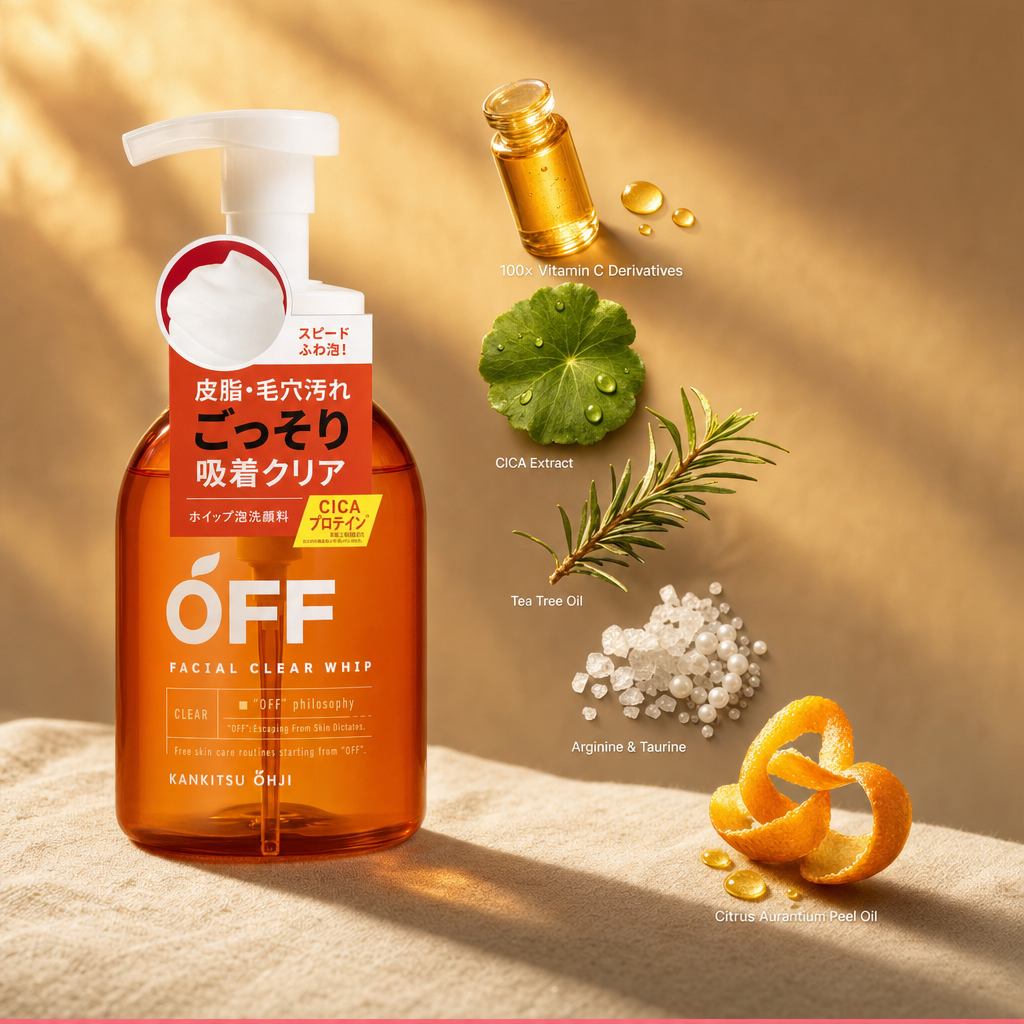 Limpiador Facial de Espuma Cítrica con Vitamina C