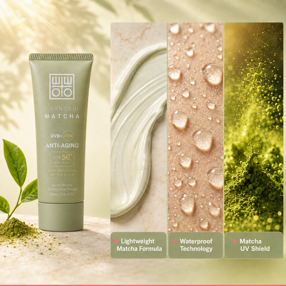 Matcha Waterproof Sunscreen Cream SPF 50+ PA++++