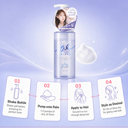 Glossy Oil Foam Hair Styler