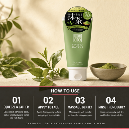 Uji Matcha Foaming Face Wash