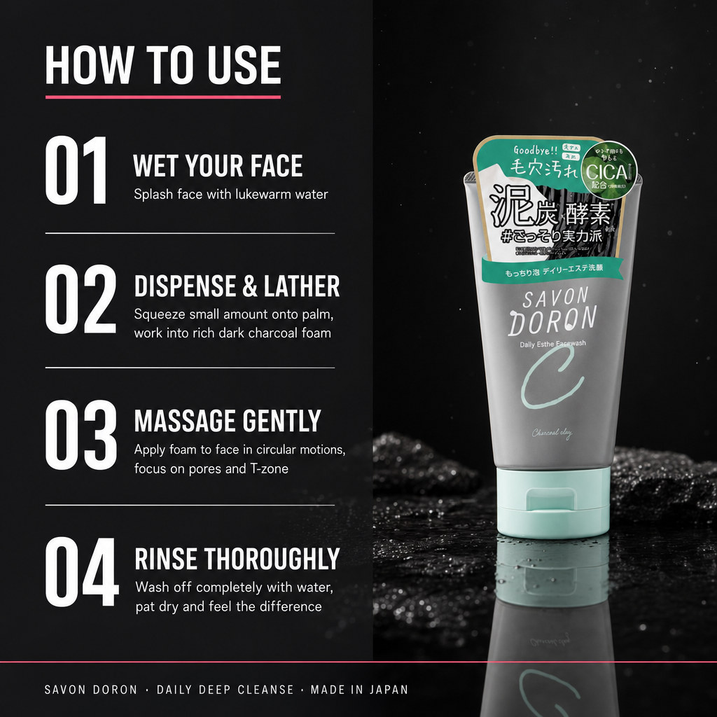 Charcoal Clay Deep Pore Face Wash