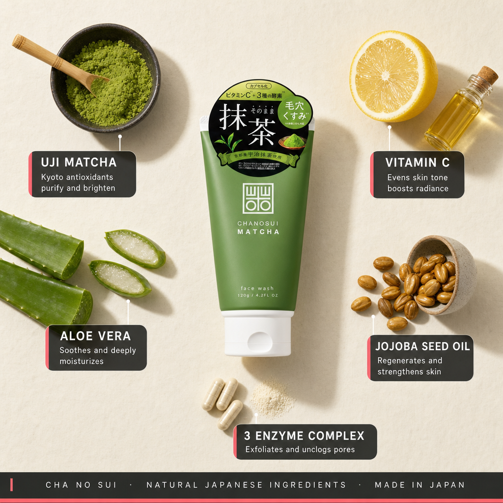 Uji Matcha Foaming Face Wash