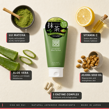 Uji Matcha Foaming Face Wash