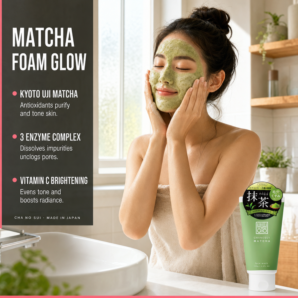 Uji Matcha Foaming Face Wash