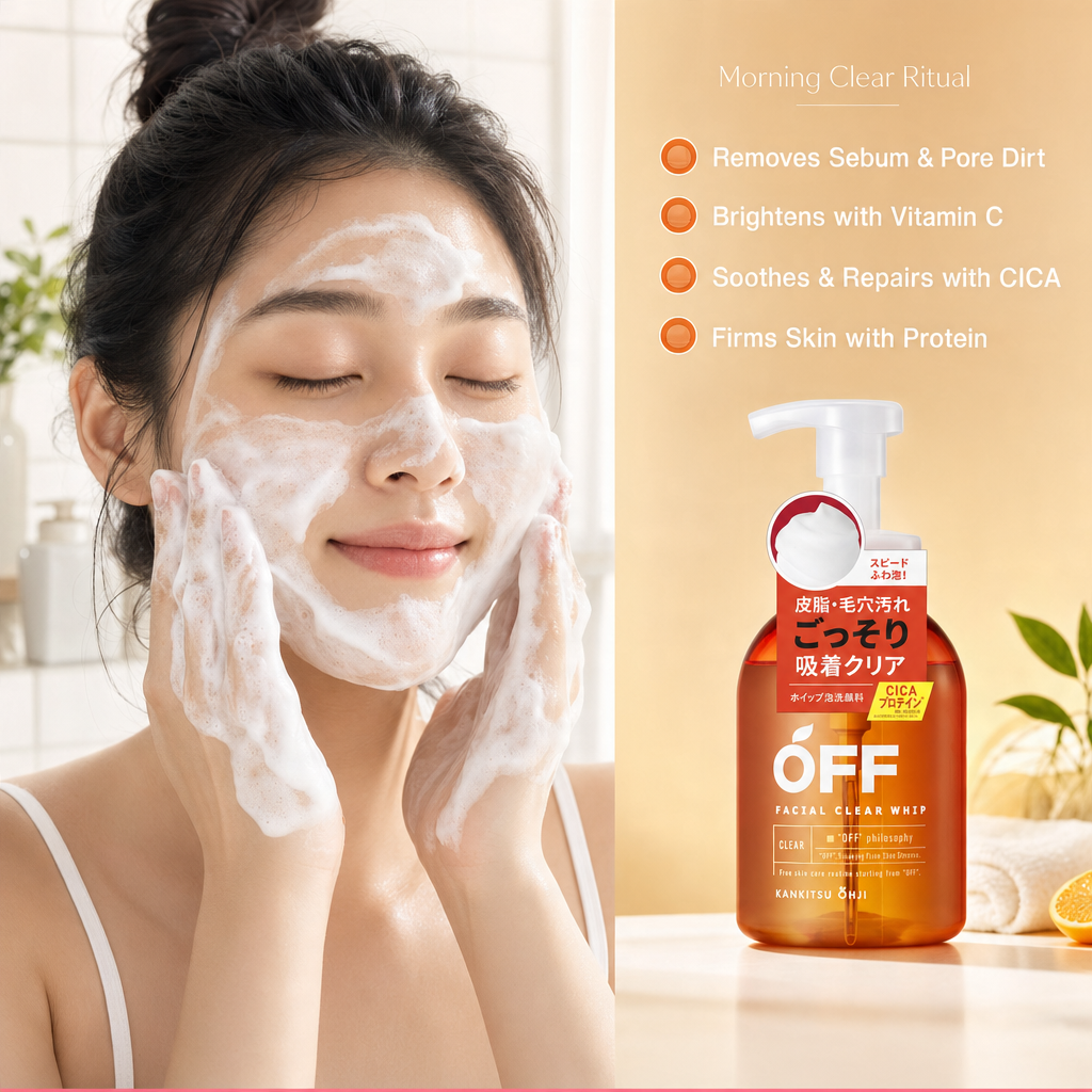 Limpiador Facial de Espuma Cítrica con Vitamina C